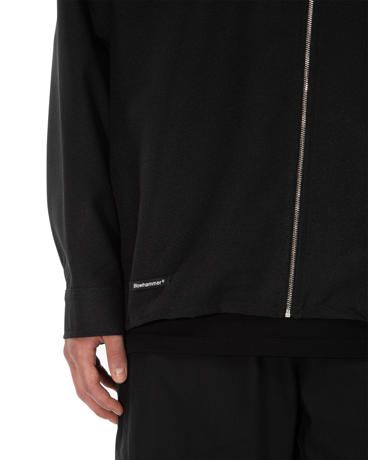 L’ amore sempre black Windbreaker | Blowhammer, color_black