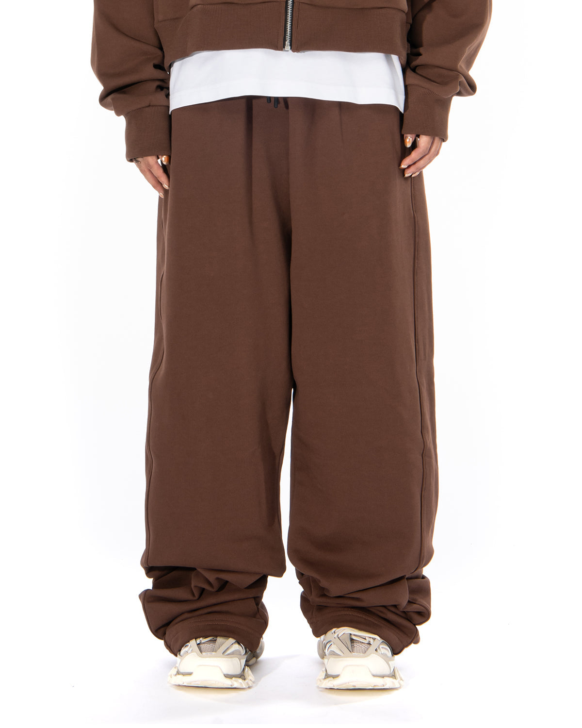 BROKENHEART Brown Joggers | Blowhammer, color_brown