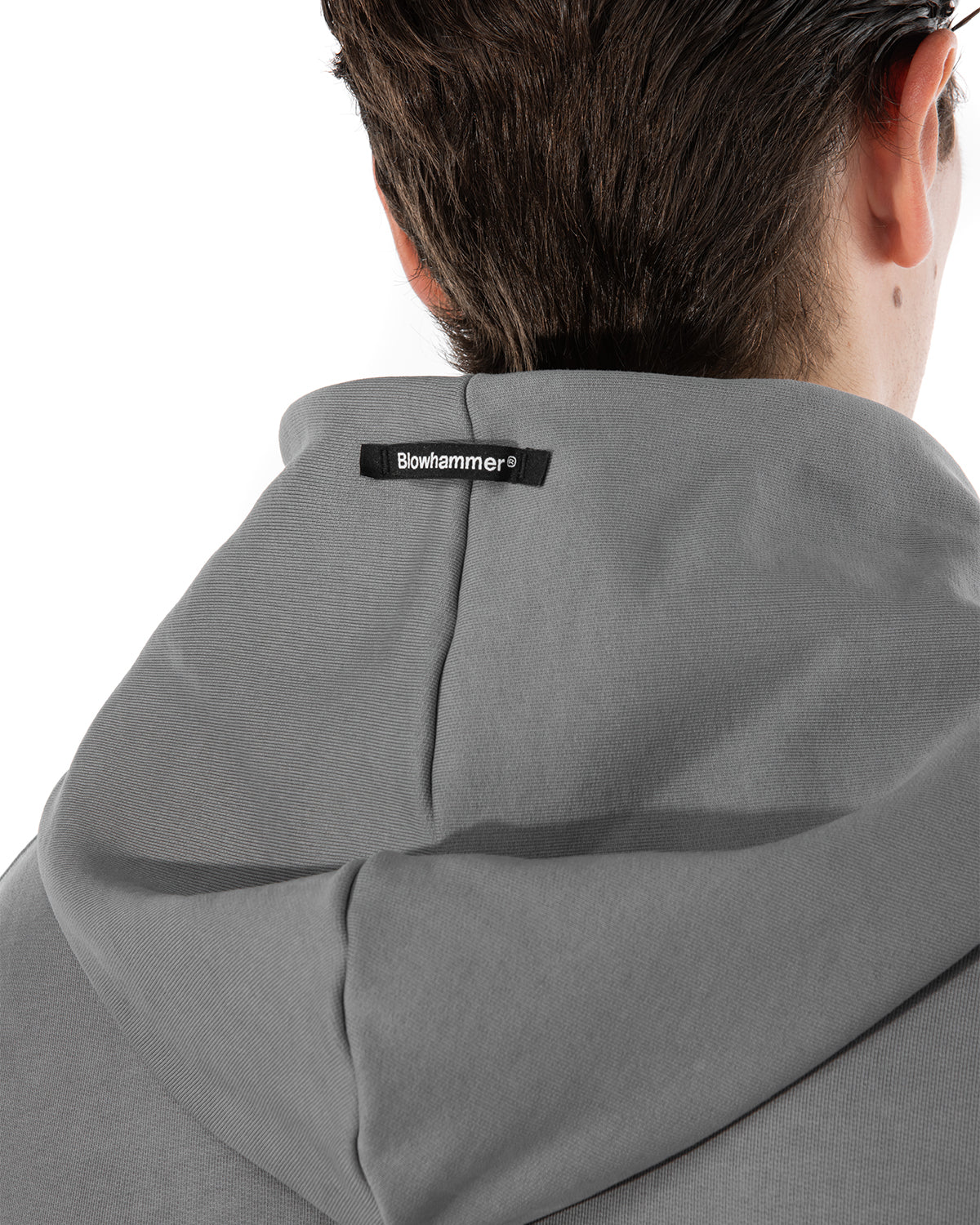 BROKENHEART Grey Zip Hoodie | Blowhammer, color_grey